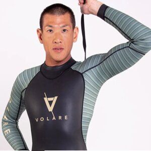 Volare Sports V1 Mens Triathlon Wetsuit Green Room